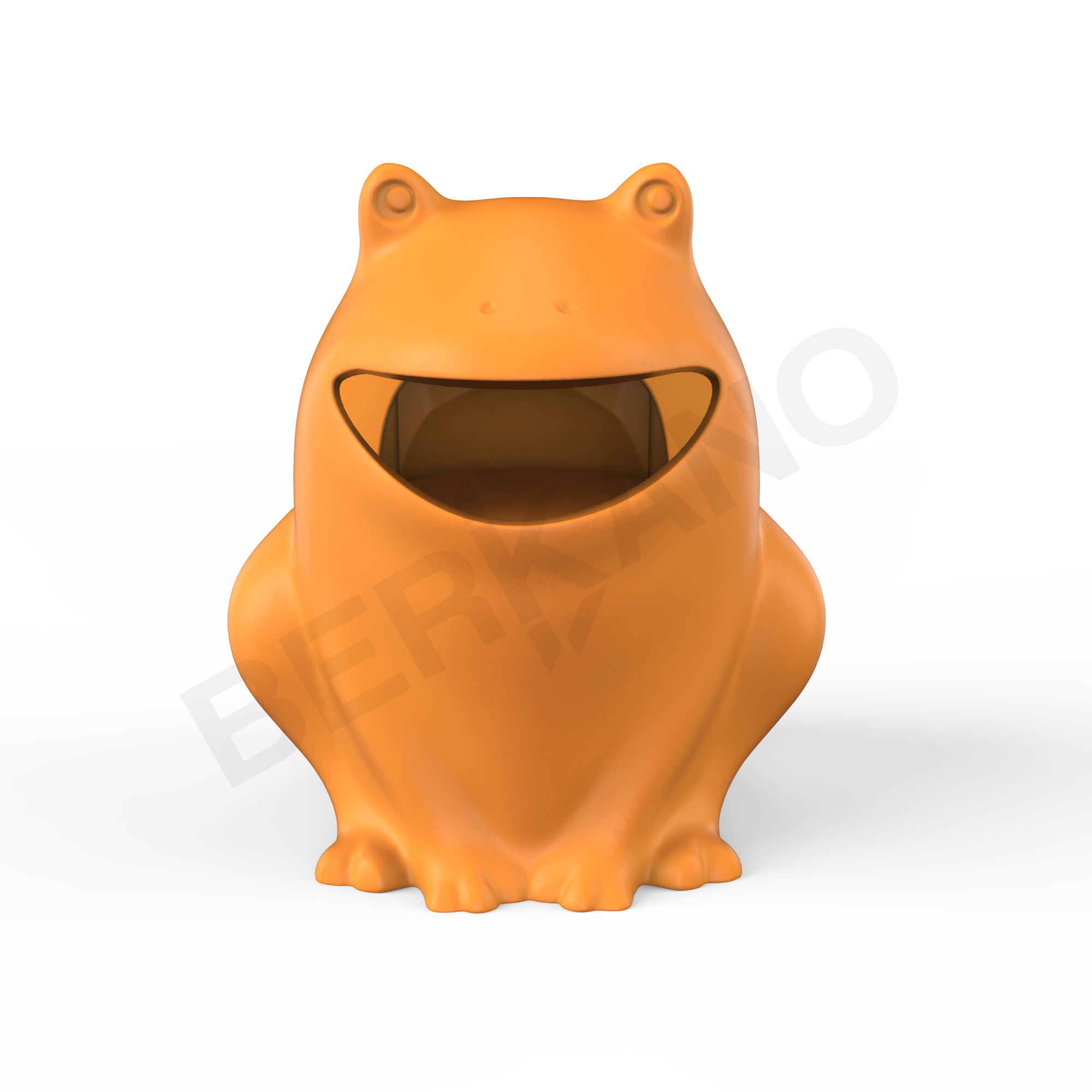 Урна детская BERKANO Frog оранжевого цвета - фото 2