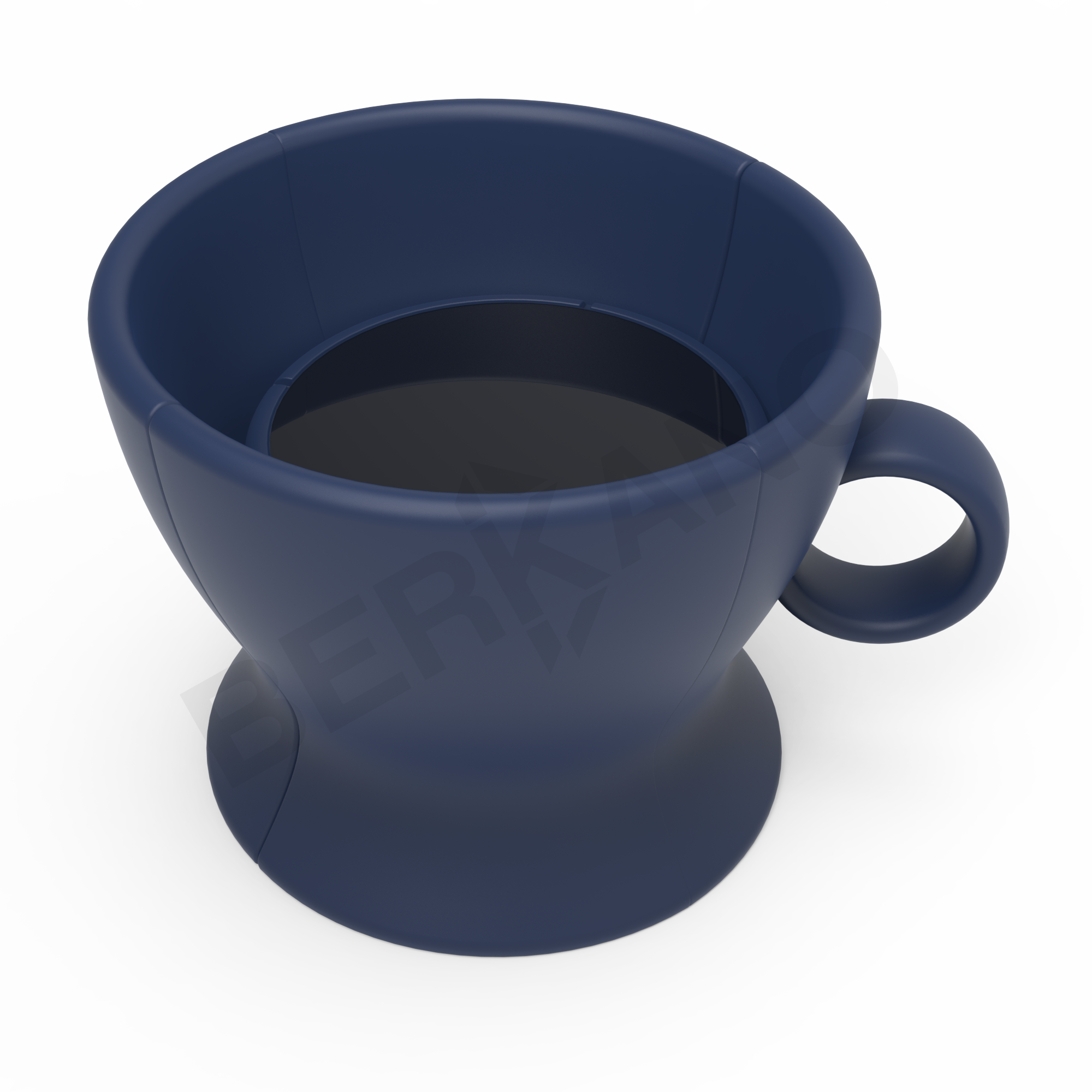 Стул Coffee синего цвета - фото 3