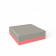 Пуф Quarter modular с подушками красного цвета / аксессуар Light grey 