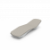 Шезлонг Quaro с подушками цвета белый гранит / аксессуар Light grey