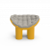Кресло SLON Yellow / аксессуар Light grey