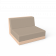 Диван Quarter modular средний с подушками терракотового цвета / аксессуар Canvas