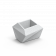 Кашпо Quaro S DB белого цвета Granite