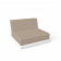 Диван Quarter modular средний с подушками белого цвета / аксессуар Canvas