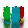 Праздничное украшение OOLIN белого цвета RGB