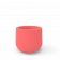 Кашпо Grace planter 45 DB красного цвета 
