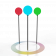 Светящийся шар Balloon 40 белого цвета RGB