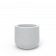 Кашпо Grace planter 45 DB белого цвета Granite