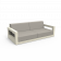 Диван Quarter lounge с подушками бежевого цвета / аксессуар Light grey