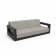 Диван Quarter lounge с подушками черного цвета / аксессуар Light grey