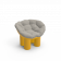 Кресло SLON Kids Yellow / аксессуар Light grey