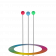 Светильник MoonWalk белого цвета RGB
