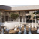 Стол барный со стеклом Grace Bar Square сиреневого цвета