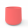 Кашпо Grace planter 110 DB красного цвета 