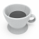 Стол Coffee белого цвета Granite