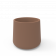 Кашпо Grace planter 90 DB коричневого цвета 