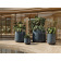 Кашпо Grace planter 75 DB черного цвета