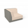 Угловой модуль Quarter modular с подушками Sand Granite / аксессуар Milk