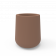 Кашпо Grace planter 75 DB коричневого цвета