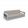 Диван Quarter lounge с подушками серого цвета / аксессуар Light grey