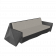 Диван Quaro с подушками цвета черный гранит / аксессуар Light grey