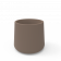 Кашпо Grace planter 90 DB кофейного цвета 