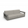 Диван Quarter lounge с подушками Sand Granite / аксессуар Light grey