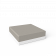 Пуф Quarter modular с подушками белого цвета / аксессуар Light grey 