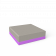 Пуф Quarter modular с подушками сиреневого цвета / аксессуар Light grey 