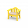 Кресло Province Yellow / аксессуар Milk