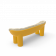 Диван SLON Yellow / аксессуар бежевого цвета 