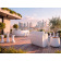 Стол барный со стеклом Grace Bar Square графитового цвета