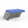 Угловой модуль Quaro с подушками Sand Granite / аксессуар Navy