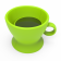 Стол Coffee зеленого цвета
