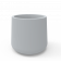 Кашпо Grace planter 110 DB серого цвета