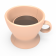 Стул с ручкой Coffee терракотового цвета