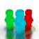Праздничное украшение SPACER белого цвета RGB