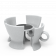 Стол Coffee белого цвета Granite