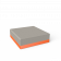 Пуф Quarter modular с подушками оранжевого цвета / аксессуар Light grey 