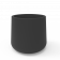 Кашпо Grace planter 110 DB черного цвета