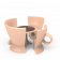 Стул с ручкой Coffee терракотового цвета